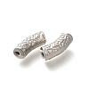 304 Stainless Steel Curved Tube Beads STAS-I321-23P-2
