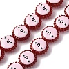 Fuuny Baking Paint Glass Enamel Beads LAMP-Q045-01C-3