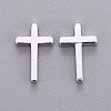 Brass Tiny Cross Charms KK-L189-05P-2