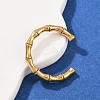 304 Stainless Steel Cuff Rings for Women RJEW-G361-01G-1