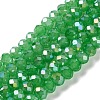 Baking Electroplate Glass Beads Strands DGLA-A039-J10mm-B03-1