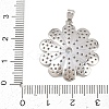 Brass Micro Pave Cubic Zirconia Pendants KK-K418-01B-P-3