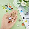 20Pcs 10 Colors Glass Bead FIND-HY0001-03-3