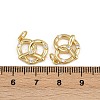 Brass Micro Pave Cubic Zirconia Pendants KK-A269-54G-3