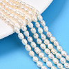 Natural Cultured Freshwater Pearl Beads Strands PEAR-N012-04V-01-1