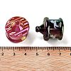 UV Plating Rainbow Iridescent Acrylic Beads X-OACR-F009-06-3