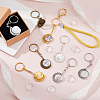 20Pcs 4 Color Alloy Keychain KEYC-DC00017-5