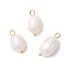 Natural Cultured Freshwater Pearl Pendants PALLOY-JF04381-01-1