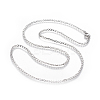 Non-Tarnish 304 Stainless Steel Curb Chain Necklaces NJEW-E143-01P-1