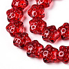 Transparency Glass Beads Strands GLAA-T023-12H-3