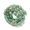 Natural Green Aventurine Beads Strands G-G146-A33-01-3