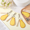 Baseball Theme DIY Luggage Tag Making Kits DIY-CL0002-24B-3