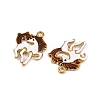304 Stainless Steel Enamel Pendants STAS-Z140-02G-01-2