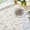 120Pcs Iron Brooch Findings IFIN-SP0001-35P-3