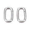 Brass Spring Gate Rings KK-N216-357P-1