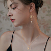 16Pcs 8 Style Alloy Hollow Pendants FIND-OC0001-36-7