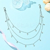 3Pcs Iron Chain Belts HJEW-CJ00080-6