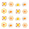 50Pcs 5 Styles Opaque Resin Pendants RESI-CJ0002-13-3