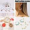 100Pcs 316 Surgical Stainless Steel Wine Glass Charms Rings STAS-BBC0005-97D-6