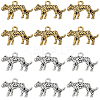 60Pcs 2 Colors Tibetan Style Alloy Pendants FIND-SC0015-40-1