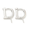 Brass Hoop Earring Findings KK-S386-03P-1