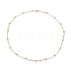 304 Stainless Steel Cable Chain Necklaces NJEW-M183-5G-2