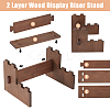 2-Tier Wooden Jewelry Organizer Display Risers ODIS-WH0058-19A-5