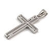 304 Stainless Steel Pendants STAS-D110-20AS-2
