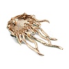 Jellyfish Alloy Rhinestones Tassel Brooches JEWB-S022-11B-3