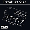 4Pcs Acrylic Rounded Edge Measuring Tools AJEW-CL0002-18-2