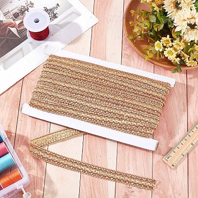 Polyester Braided Lace Trims WCOR-WH0001-04E-1