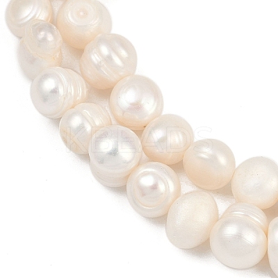 Natural Cultured Freshwater Pearl Beads Strands PEAR-I007-07J-09A-1