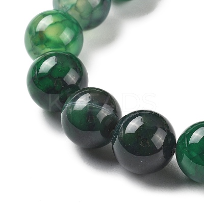 Natural Dragon Veins Agate Beads Strands G-A261-A03-14mm-1