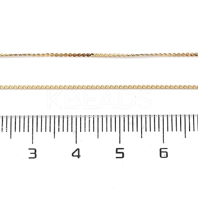 Ion Plating(IP) 304 Stainless Steel Serpentine Chain Necklace for Men Women NJEW-G076-01B-G-1