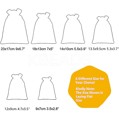 30Pack 6 Color Burlap Bags with Drawstring Gift Bags Jewelry Pouch for Wedding Party and DIY Craft ABAG-BC0001-01-1