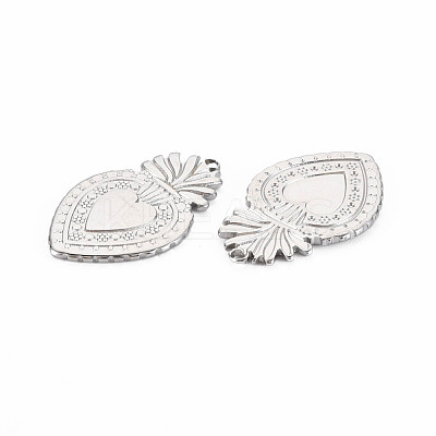 Non-Tarnish 201 Stainless Steel Pendants STAS-S119-150P-1
