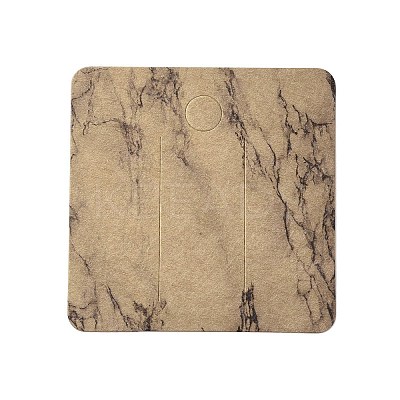 Square Paper Hair Clip Display Cards LS-DIY-B061-01A-06-1