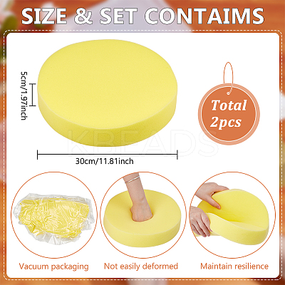 Round Pottery Foam Pad AJEW-WH0434-87A-1
