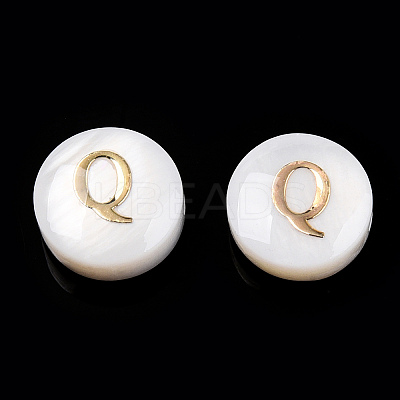 Natural Freshwater Shell Beads SHEL-N036-01Q-1