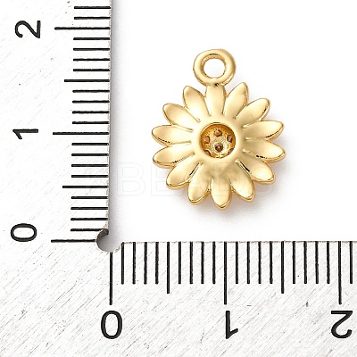 Brass Micro Pave Cubic Zirconia Pendants X-KK-I276-03G-01-1
