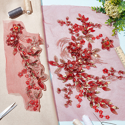 1 Set Polyester Embroidery Ornament Accessories PATC-BC0001-02B-1