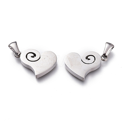 Tarnish Resistant 304 Stainless Steel Pendants LS-STAS-Z006-18P-1