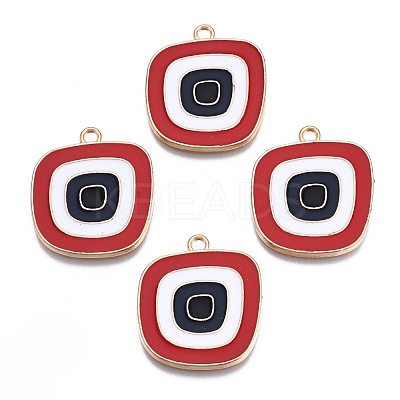 Alloy Enamel Pendants ENAM-N054-61C-RS-1