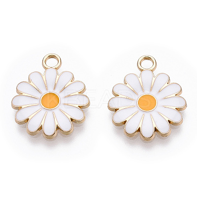 Alloy Enamel Pendants ENAM-S119-090C-RS-1