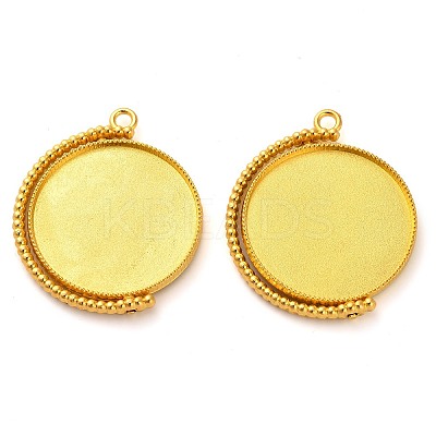 Zinc Alloy Pendant Cabochon Settings FIND-NH0001-13C-G-1