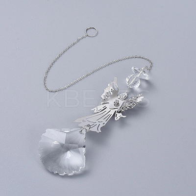 Crystals Chandelier Suncatchers Prisms AJEW-G025-E02-1