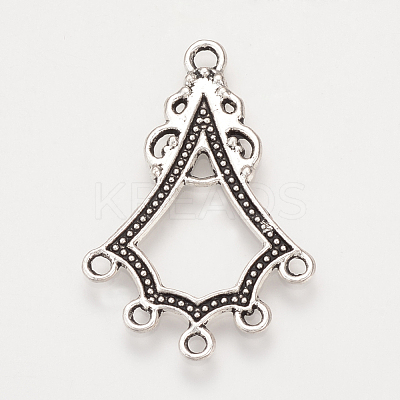 Tibetan Style Alloy Chandelier Components TIBEP-S312-28AS-NR-1