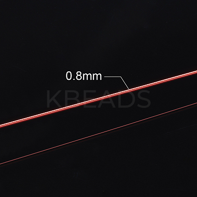 Round Copper Wire for Jewelry Making CWIR-BC0009-0.8mm-17-1