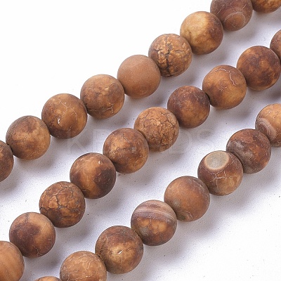 Natural Agate Beads Strands TDZI-G012-47A-1