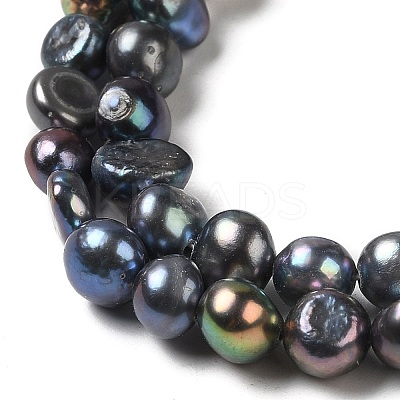 Natural Cultured Freshwater Pearl Beads Strands PEAR-E017-39-1